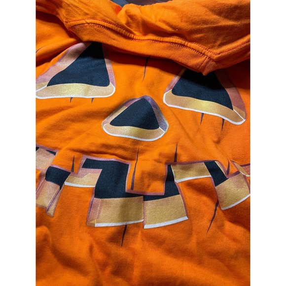 Way to Celebrate Men's Orange Jack O'Lantern Halloween Shirt NWT - Picture 2 of 2